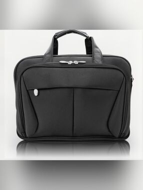 NIB PEARSON | 17” Nylon Expandable Laptop Briefcase